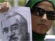 Сторонница Мир Хоссейна Мусави на демонстрации протеста в Хайдерабаде, на юге Индии 15 июня 2009 г.
(Photo : REUTERS/Krishnendu Halder)