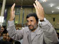 Президент Ирана Махмуд Ахмадинежад баллотируется на новый срок. Тегеран, 12 июня 2009(Photo: REUTERS)