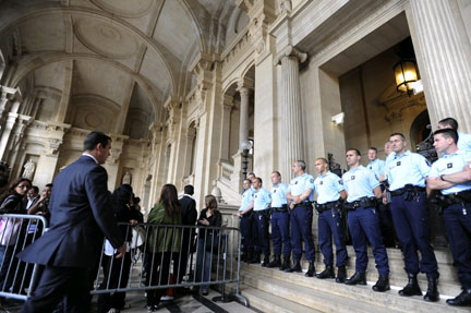 В день вынесения приговора в суде было усилено полицейское присутствие.Фото: REUTERS/Gonzalo Fuentes