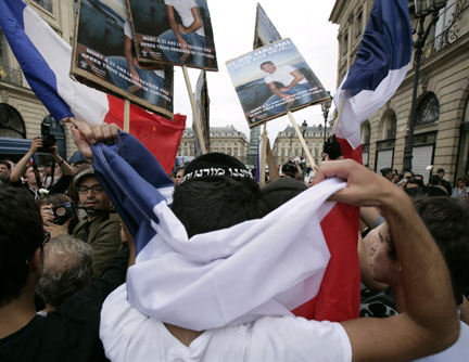 Манифестация еврейских организаций по делу об убийстве И.Халими в Париже.Фото: REUTERS/Mal Langsdon 