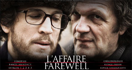 Афиша фильма "L'affaire Farewell" ("Прощальное дело")DR