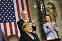 Ангела Меркель в Конгрессе США.Фото: Reuters