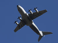 Испытательный полет самолета Airbus Military А400M 11 декабря 2009.REUTERS