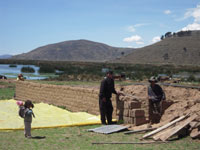 Семья боливийского крестьянина