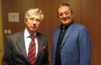 Французские бизнесмены Жерар Лютик (слева) и Ален Фроманталь(Фото: И.Белов/РФИ)