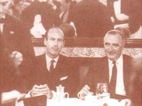 Жорж Помпиду и Валери Жискар д’Эстен (1965)Wikipedia