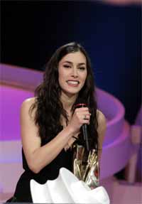 Оливиа Руиз «лучшая исполнительница 2010»REUTERS