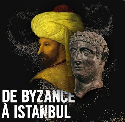 "De Byzance A Istanbul / Bizans'tan İstanbul'a" sergisinin afişi. www.rmn.fr