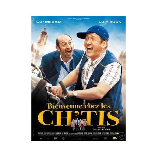 Fransa'da bütün zamanların en çok seyirci toplayan filmi "Bienvenue chez les Ch'tis"nin afişi.(AlloCiné)