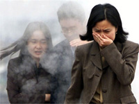 Mức độ ô nhiễm không khí tại Bắc Kinh cao gấp đôi so với tiêu chuẩn quốc tế (Reuters)