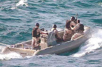 Hải quân quốc tế can thiệp, trong khuôn khổ chiến dịch chống hải tặc (Reuters)