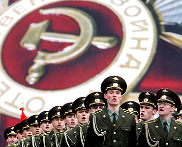 Hồng quân Liên Xô trên Quảng trường đỏ