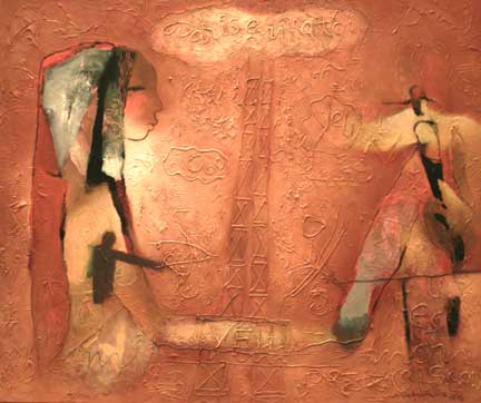 Tác phẩm "Paris em và tôi" (2004)(Nguồn : Bộ Sưu tập TD - Paris)