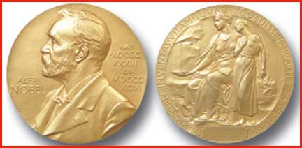 Hai mặt huân chương Nobel trao tặng cho Albert Szent-Györgyi năm 1937(Ảnh : Bộ Ngoại giao Hungary)