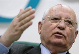 Ông Mikhail Gorbachev trong lần trả lời phỏng vấn báo chí Pháp