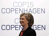 Ngoại trưởng Mỹ tại Copenhagen(Ảnh : Reuters)