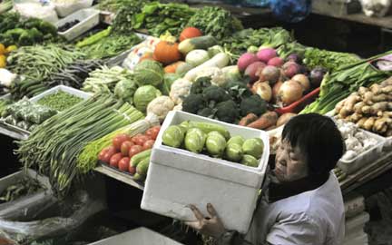 Asean hy vọng xuất khẩu thêm rau quả vào TQ (ảnh : Reuters)