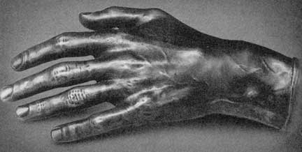 Tượng bàn tay F. Chopin 