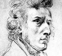 Chân dung Chopin do họa sĩ Delacroix-Bảo tàng Louvre