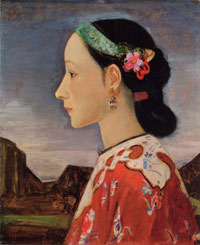 Profil de femme (1926-27)Takeji Fujishima © Pola Art Foundation