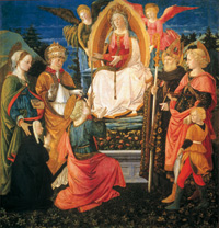 "Vierge à la ceinture", Filippo Lippi (vers 1406).© Archivio Museo Civico di Prato