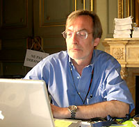 Jean-François Leroy, fondateur et directeur du festival Visa pour l'Image. (Photo : RFI)