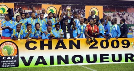 La RDC triomphe au CHAN.(Photo : AFP/Issouf Sanogo)