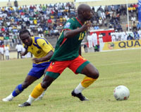 Le Camerounais Achille Emana, buteur.(Photo : AFP)