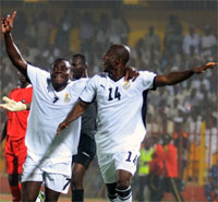 Les Ghanéens exultent : ils joueront la prochaine Coupe du monde.(Photo : AFP)