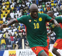 Le Camerounais Achille Emana.(Photo : AFP)