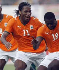 Didier Drogba ne sera pas "Ballon d'or africain 2007"( Photo : AFP )