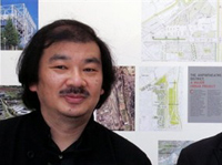 Shigeru Ban, l'un des deux architectes du Centre Pompidou de Metz.(Photo : AFP)