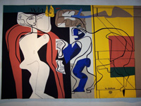 Tapisserie d'après Le Corbusier, 1958.(Photo : Danielle Birck/ RFI)