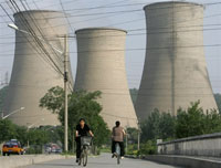 Une centrale thermique à charbon dans la banlieue de Pékin.(Photo : AFP)