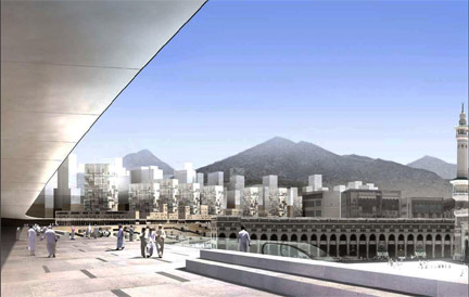 Le "Jabal Khandama Development Project" de La Mecque.
© Ateliers Lion architectes urbanistes