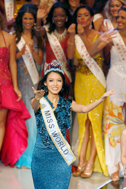 La Chinoise Zhang Zilin élue Miss Monde 2007.(Photo : Reuters)