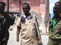 Nur Ahmed Abdallah, commandant de la zone de Bakara.(Photo : Stéphanie Braquehais/RFI)