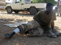 Des centaines de blessés ont été recensés dans les deux camps.(Photo : AFP)