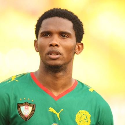 Le Camerounais Samuel Eto'o n'est plus qu'à quelques unités du record de buts inscrits à la CAN.(Photo : Pierre René-Worms/RFI)