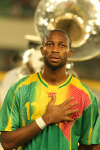 Seydou Keita compte bien rejoindre son oncle Selif dans la légende du football malien.(Photo : Pierre René-Worms/RFI)