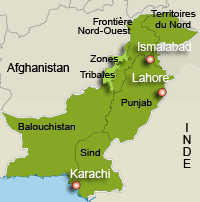 Le Sud-Waziristan est l’une des sept zones tribales semi autonomes, situées le long de la frontière avec l’Afghanistan.(Carte : Latifa Mouaoued/RFI)