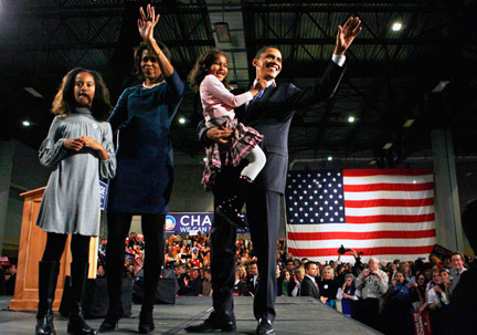 Le sénateur Barack Obama, vainqueur du caucus démocrate de l'Iowa.(Photo : Reuters)