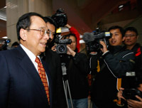 Le Premier ministre démissionnaire Chang Chun-hsiung.(Photo : Reuters)