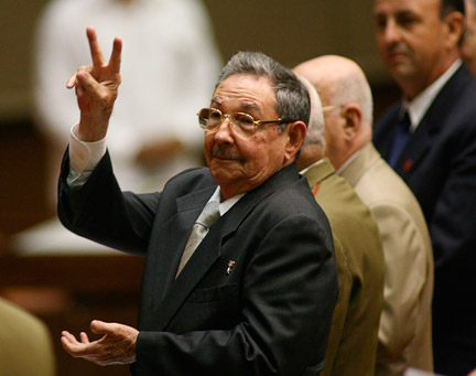 Raul Castro pendant la réunion au Parlement à La Havane.(Photo : Reuters)