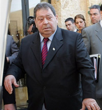 Binyamin Ben-Eliezer, ministre israélien des Infrastructures. (Photo : AFP)