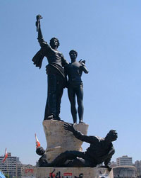 La place des Martyrs, lieu de commémoration du 3ème anniversaire de la mort de Rafic Hariri.(Photo : Wikipédia)