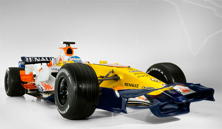 La Renault R28.(Source : Renault F1)