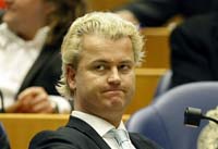 Geert Wilders, député néerlandais d'extrême droite et réalisateur du film anti-Coran. (Photo : AFP)