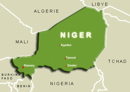Lundi 10 mars, les rebelles touaregs du MNJ ont libéré 25 otages, dont le préfet de Tanout, au Sud du Niger.(Carte RFI/Biancarelli)