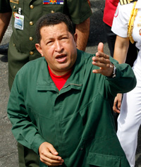 Hugo Chavez, le 26 mars 2008.(Photo : Reuters)